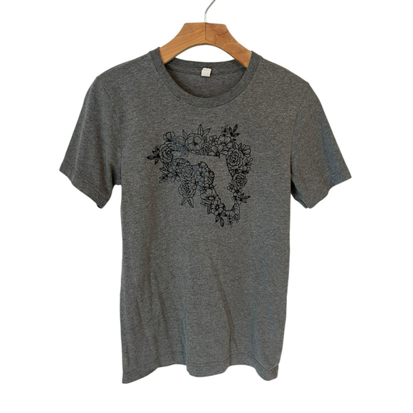 Unbranded Tops - Florida Graphic Tee Shirt Womens Souvenir T-Shirt Gray